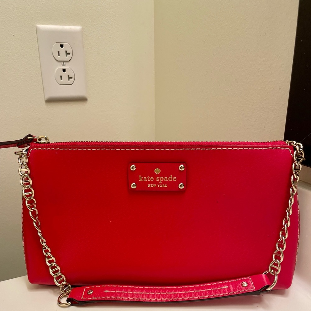 Kate Spade Leather Chain-Link Shoulder Bag - Picture 2 of 7